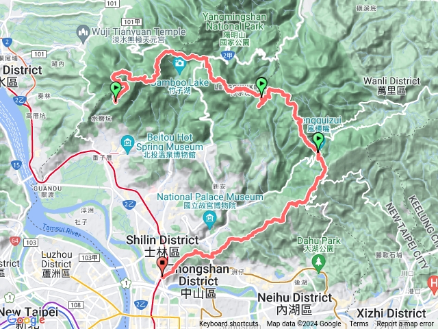 陽明山西東越野15連峰