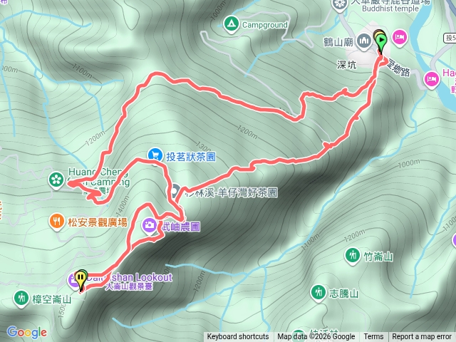 大石公到大崙山觀景台預覽圖