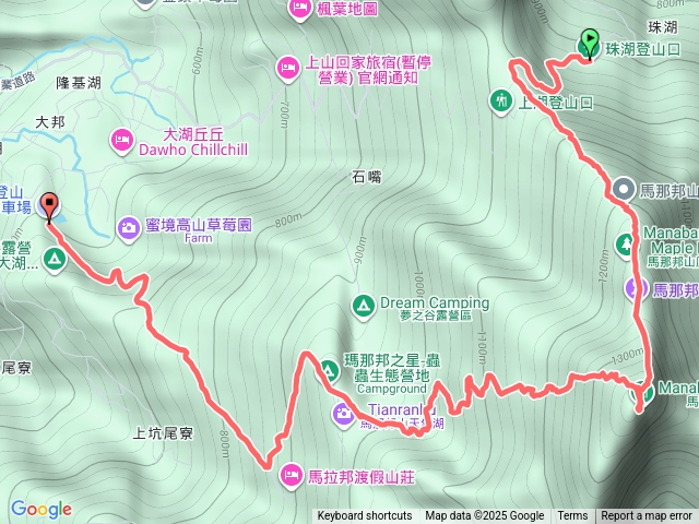 馬那邦山_珠湖上天然湖下第二停車場預覽圖