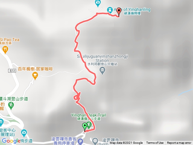 觀音山硬漢嶺上山記錄