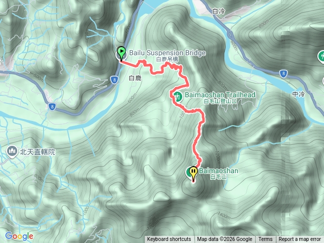 谷關七雄之白毛山