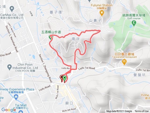 五酒桶山-六福路起登(經六福步道-營盤坑古道)