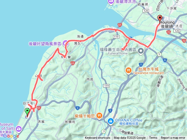 白龍縱走,拱天宮、山邊媽祖宮、過港隧道、白沙屯山、半天寮山、公司寮山,白沙屯走到後龍