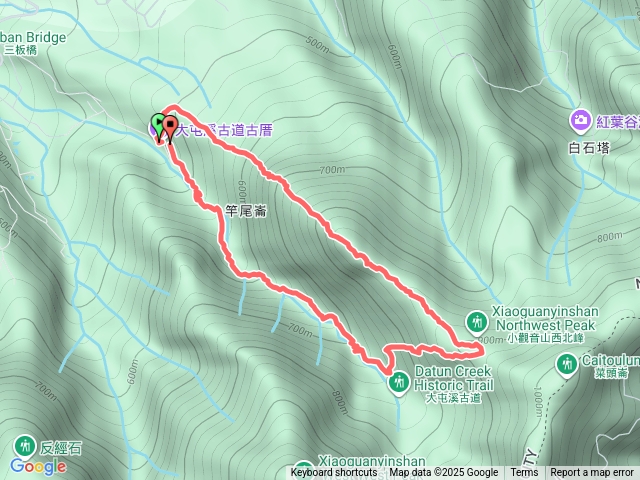 大屯溪古厝登竿尾崙下大屯溪古道出預覽圖
