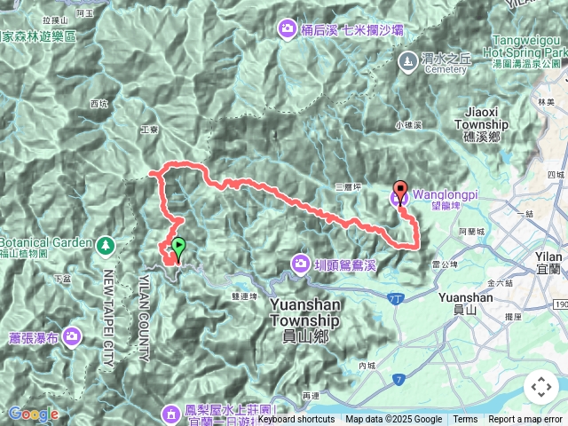 阿玉山接望龍埤三山