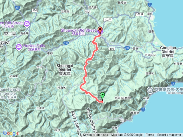 內寮-三方向山-紅壇古道-雙溪預覽圖