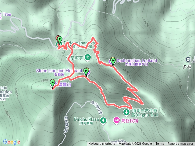 大棟山霹靂山O型隨意走