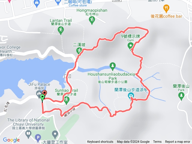 蘭潭後山步道（濟福宮出發