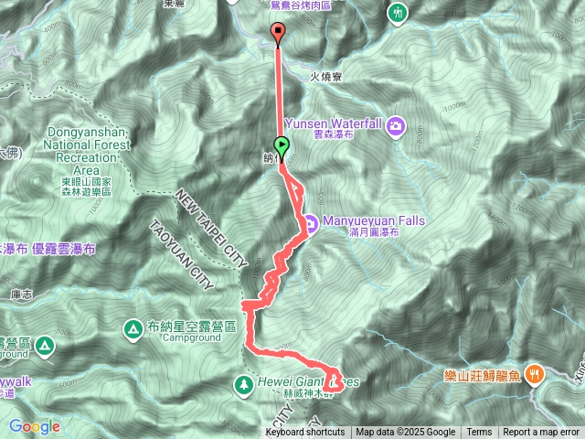 北插天山滿月圓進出