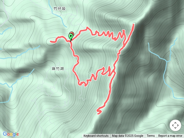東麻竹湖山-竹子圾山-敏峰-美麗峰-竹子排山連走