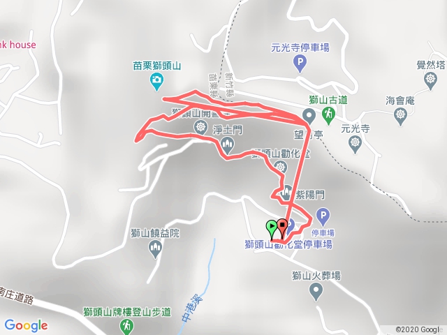 獅山古道(勸化堂、望月亭原路折返)