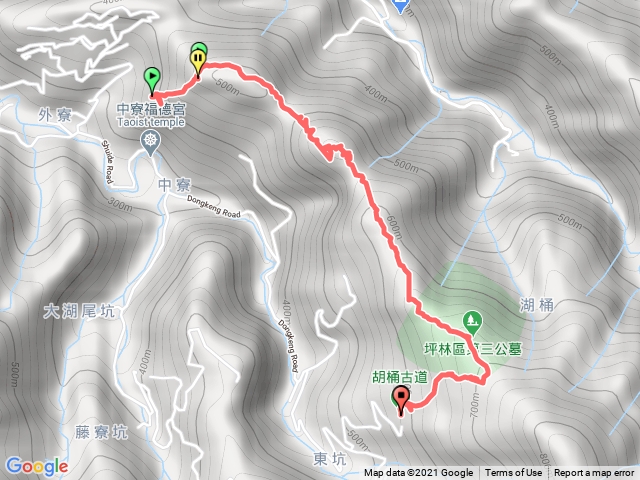 開眼崙步道-湖桶古道-乾元宮