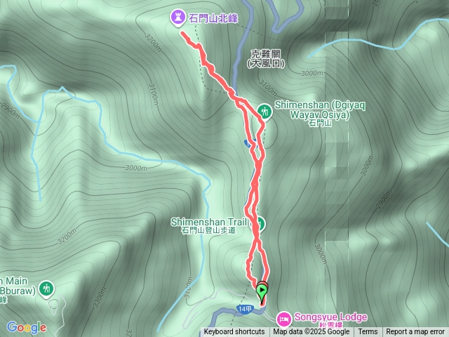 合歡尖山-石門山-石門山北峰