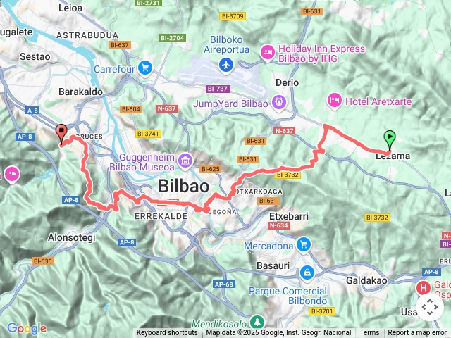 北方之路7Lezama-Bilbao-Cruces