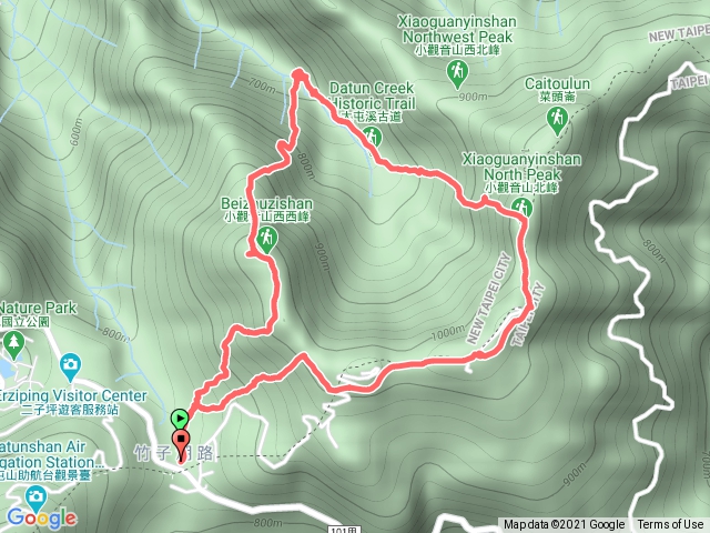 向山（小觀音山中O）