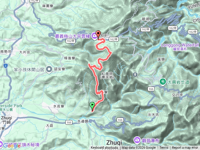 20260510[公車]松腳-太平縱走;阿拔泉南峰+阿拔泉下山+阿拔泉山+觀音石山+紅南坑山+大巃頂+大巃頂西北峰+龜山預覽圖