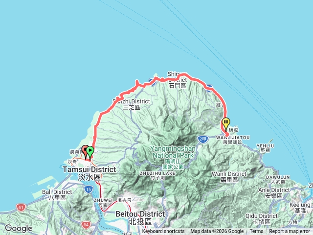 新北市騎unlike淡水-三芝-白沙灣-富貴角-石門-十八王公廟-金山