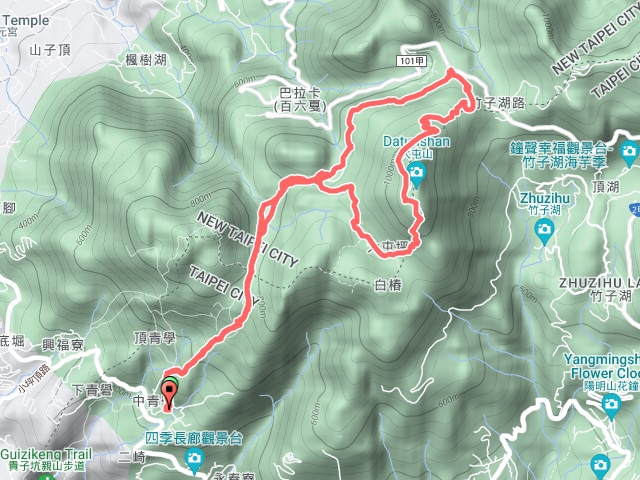 清天宮、二子坪、大屯主峰2022/05/29
