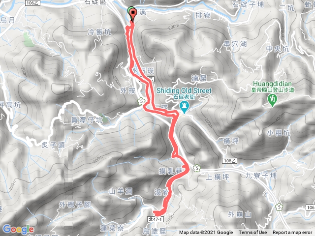 石碇淡蘭古道外按古道