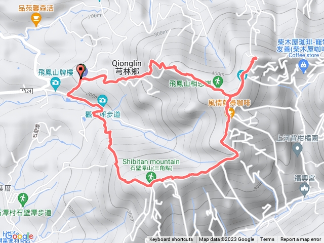 飛鳳山+觀日坪古道(含中坑山+石壁潭山)-2023/11/12