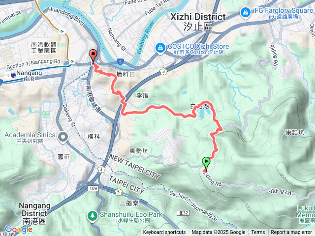 白雲派出所遺址-北33‧4k-白匏湖-橫科山南峰-橫科山