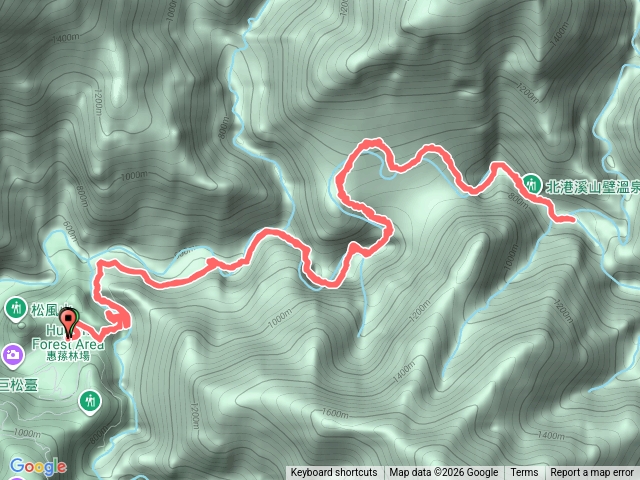 北港溪峽谷步道(來回)預覽圖
