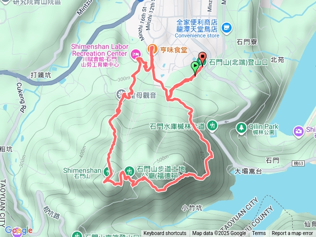 桃園石門山步道預覽圖