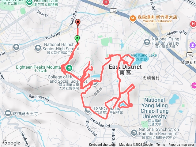 JJ 新竹十八尖山主峰、東峰、清大湖塘遊