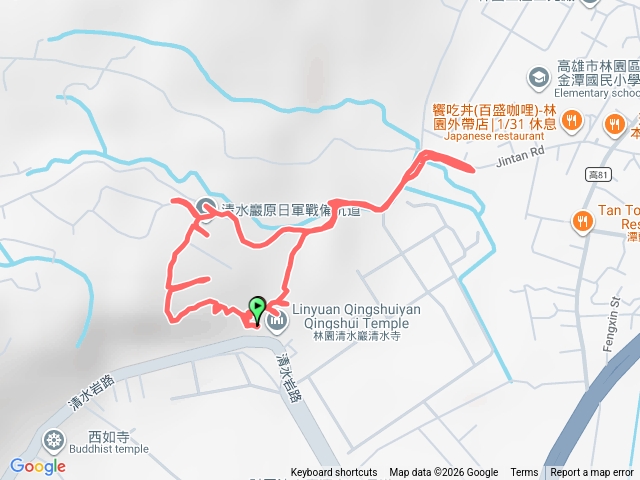 林園清水巖登山步道