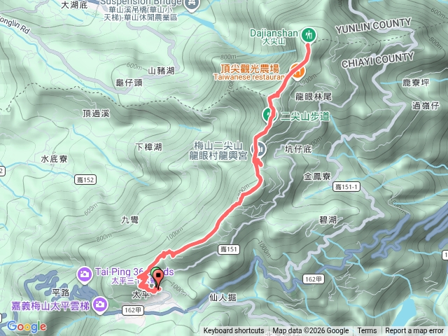 雲嘉五連峰
