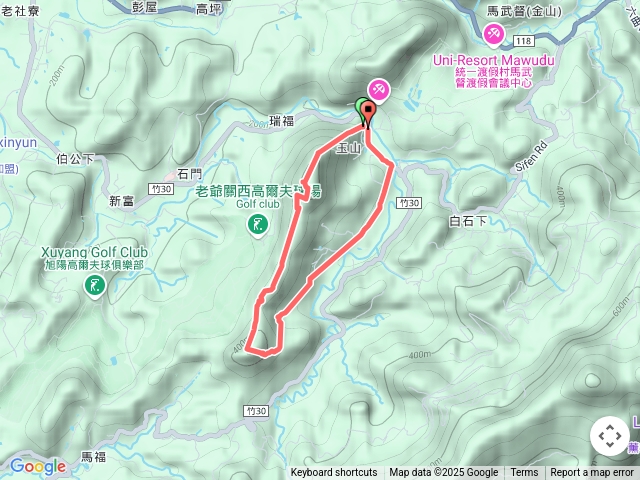 關西赤柯山......................
