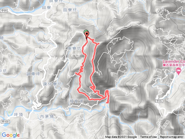 暗影山（西北稜上 南稜下 接仙女瀑布）20210321