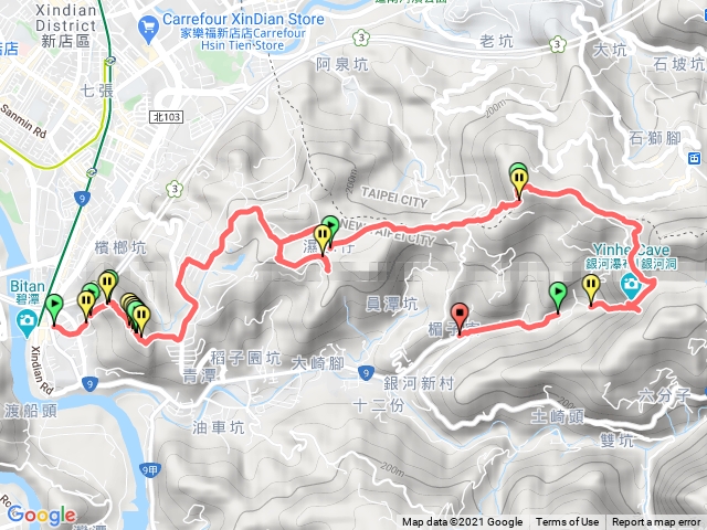 獅頭山到銀河洞瀑布