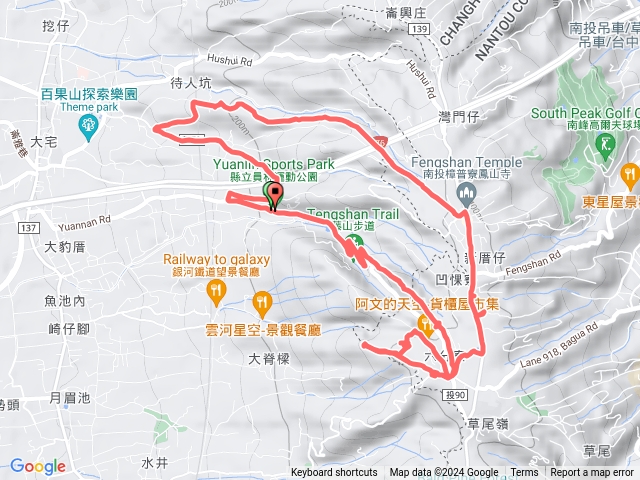 萬里長城、瓏頂古道、臥龍坡