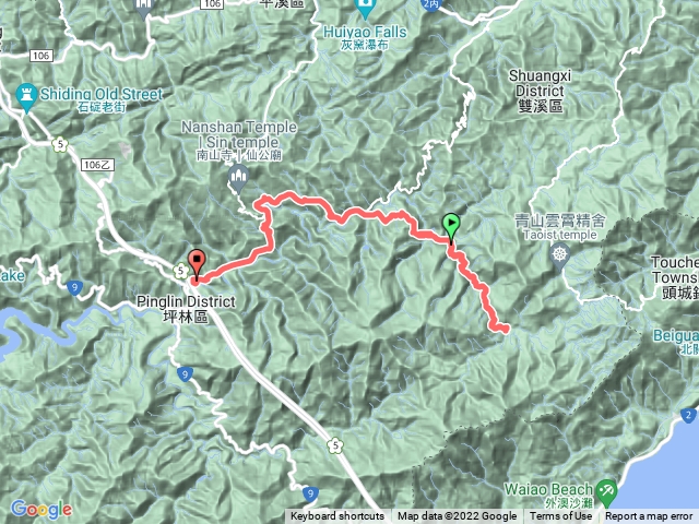 灣潭古道-三水潭起迄