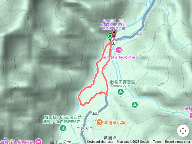 蓬萊溪護魚步道