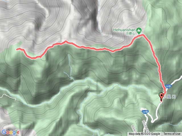 合歡北峰縱走西峰