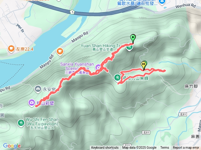 251013微笑山線【鳶山山系】鳶山彩壁段預覽圖