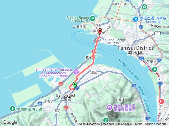 八里清潔隊-淡江大橋淡水端