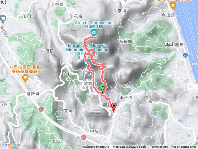 鷹仔尖上硬漢嶺