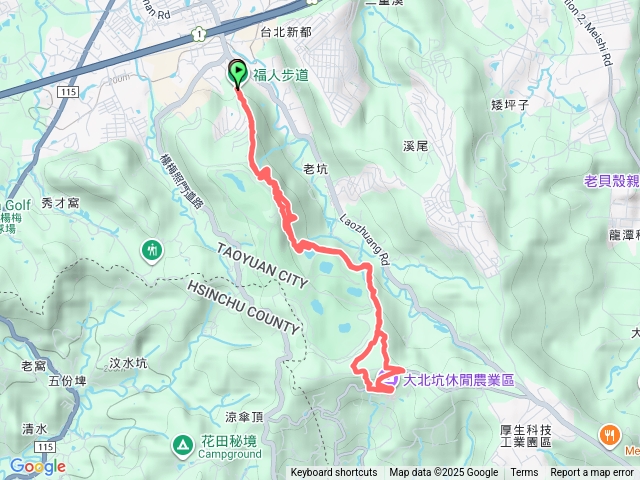 福人山—大北坑