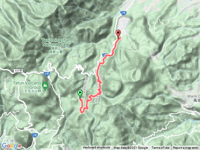 魚路古道北段~陽明山擎天崗-天籟登山口1101002