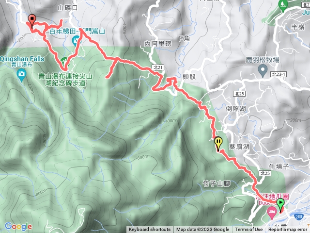 三和國小＞大路崁步道＞土地公嶺基點＞小梯田  古道