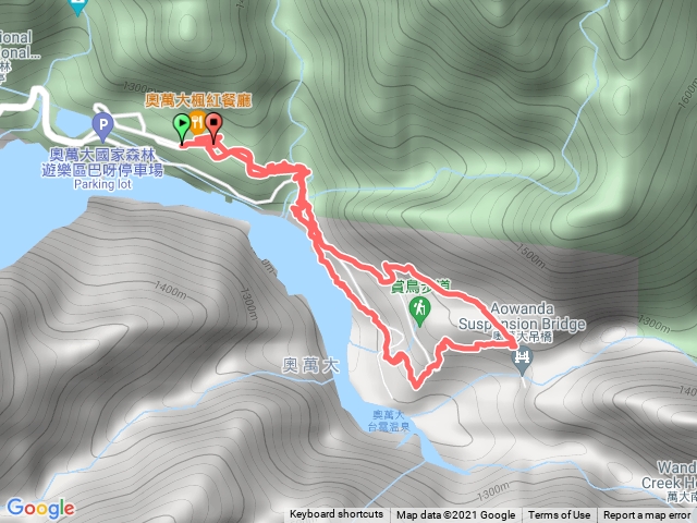 奧萬大森林公園吊橋一圈