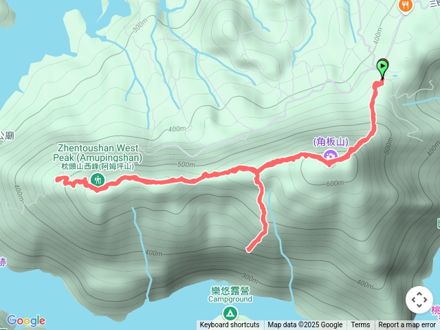 枕頭山、枕頭山西南峰、枕頭山西峰