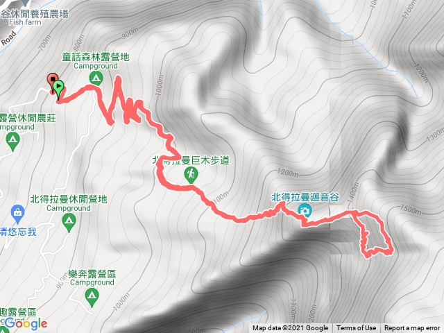 北得拉曼巨木步道