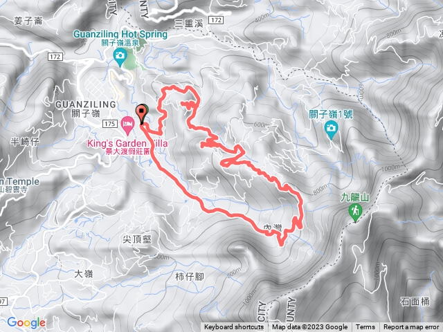 大小白鷺山、雞胸山