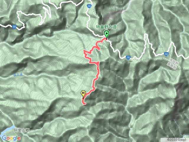 北霞山（單程）