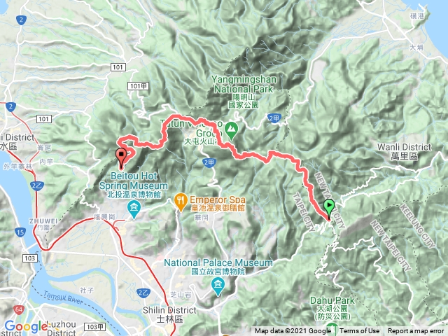 20210411二刷陽明山東西大縱走