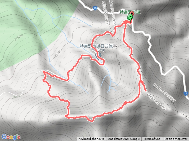 [特富野古道]兒玉山東水山O型